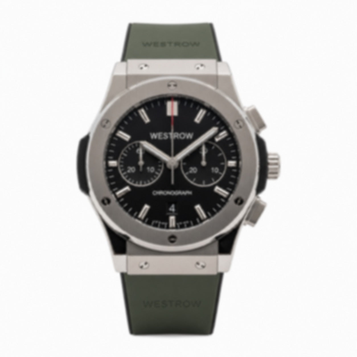 Men's Chronograph Watch – Green Dial
