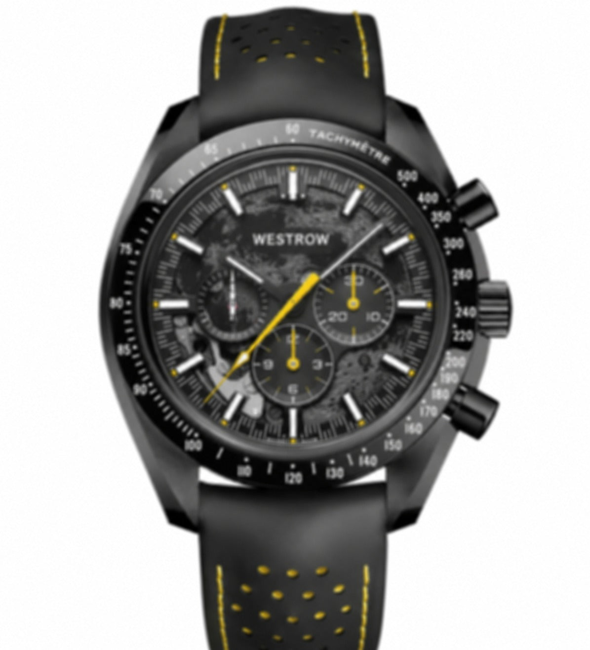 Men's Automatic Chronograph – Black Ceramic